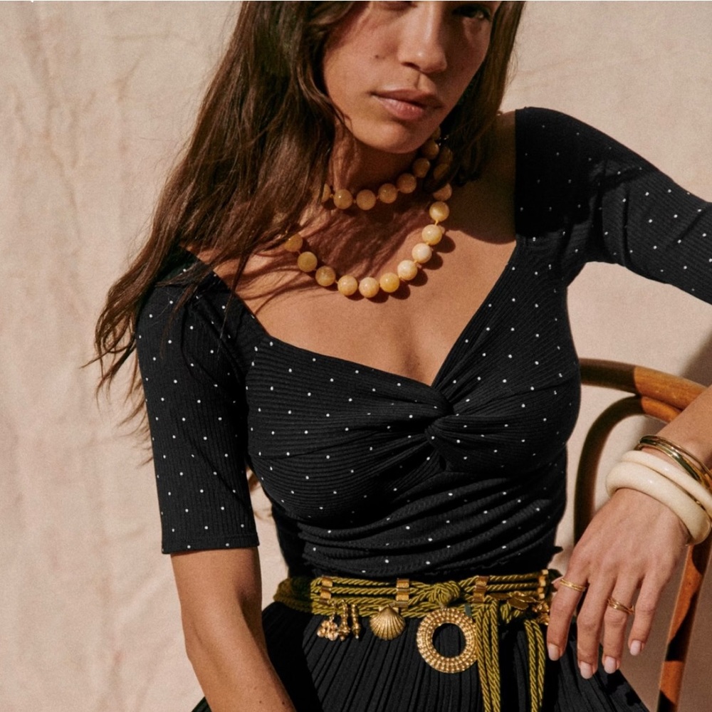 Sézane Caro Shirt Polka Dots